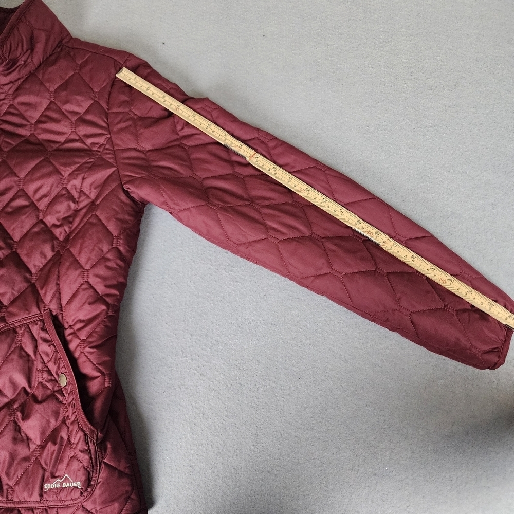 Eddie Bauer Women's Quilted Jacket In Purple/Egg Plant Size Small - Picture 11 of 12